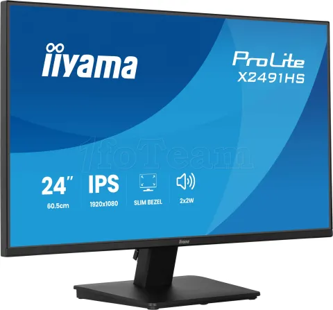 Photo de Ecran 24" Iiyama ProLite X2491HS-B1 Full HD 120Hz (Noir)
