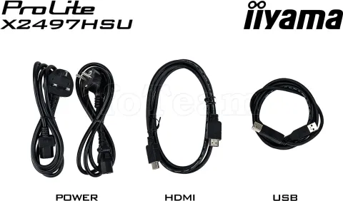 Photo de Ecran 24" Iiyama ProLite X2497HSU-B1 Full HD 120Hz (Noir)