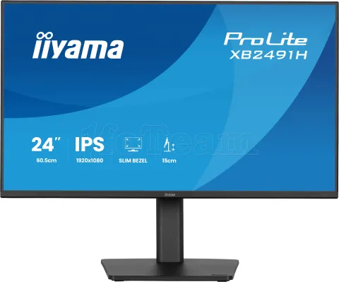 Photo de Ecran 24" Iiyama ProLite XB2491H-B1 Full HD 120Hz (Noir)