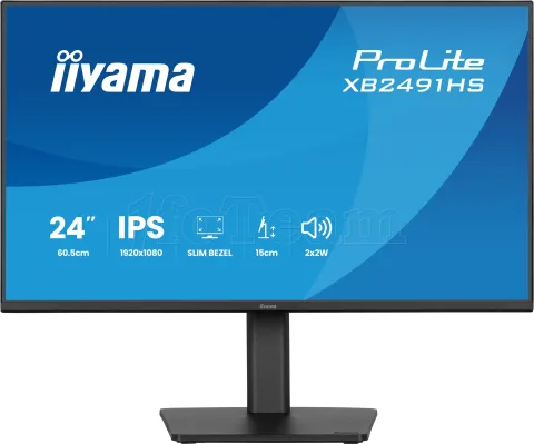 Photo de Ecran 24" Iiyama ProLite XB2491HS-B1 Full HD 120Hz (Noir)