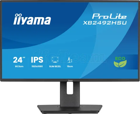 Photo de Ecran 24" Iiyama ProLite XB2492HSU-B1 Full HD 120Hz (Noir)