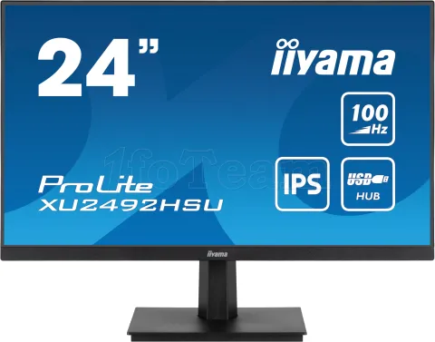 Photo de Ecran 24" Iiyama ProLite XU2492HSU-B6 Full HD (Noir) 100Hz