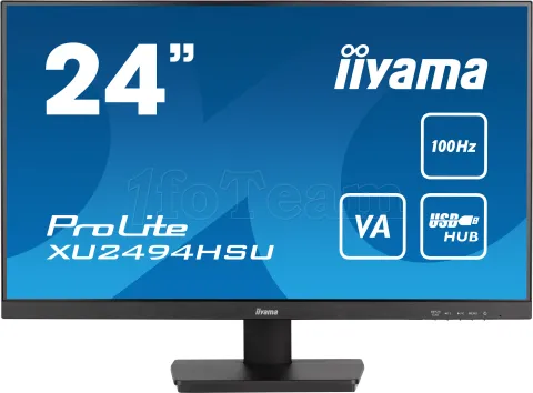 Photo de Ecran 24" Iiyama ProLite XU2494HSU-B6 Full HD (Noir) 100Hz