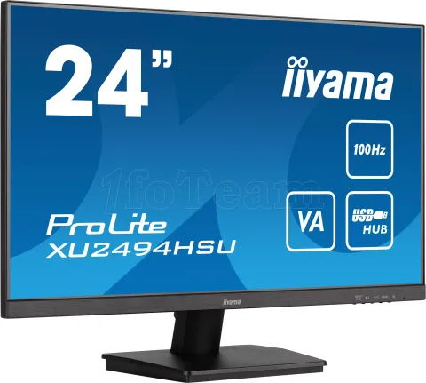 Photo de Ecran 24" Iiyama ProLite XU2494HSU-B6 Full HD (Noir) 100Hz