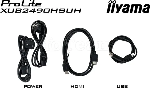 Photo de Ecran 24" Iiyama ProLite XUB2490HSUH-B2 Full HD 100Hz (Noir)