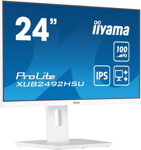 Photo de Ecran 24" Iiyama ProLite XUB2492HSU-W6 Full HD (Blanc) 100Hz