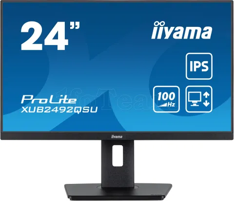 Photo de Ecran 24" Iiyama ProLite XUB2492QSU-B1 Quad HD (Noir) 100Hz