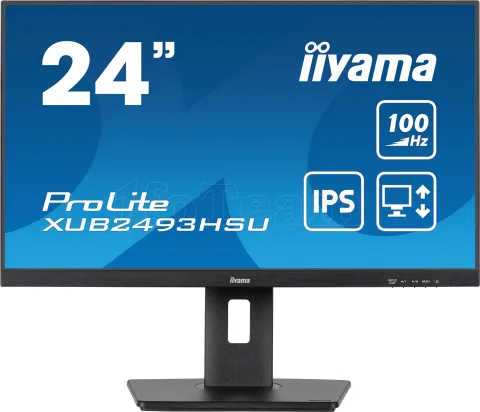 Photo de Ecran 24" Iiyama ProLite XUB2493HSU-B6 Full HD (Noir) 100Hz