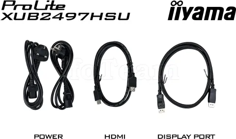 Photo de Ecran 24" Iiyama ProLite XUB2497HSU-W2 Full HD 100Hz (Blanc)