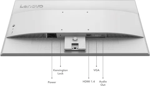 Photo de Ecran 24" Lenovo L24-45 Full HD 144Hz (Blanc)
