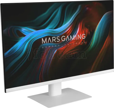 Photo de Ecran 24" Mars Gaming MV-24 Full HD 120Hz (Blanc)