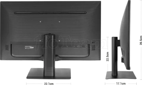 Photo de Ecran 24" Mars Gaming MV-24 Full HD 120Hz (Noir)