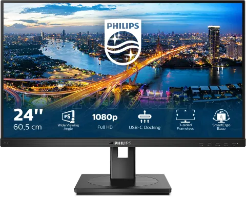 Photo de Ecran 24" Philips B-line 243B1 Full HD (Noir)