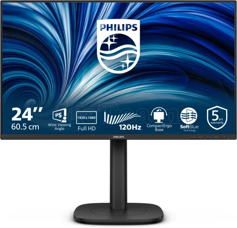 Photo de Ecran 24" Philips Business Monitor 24B2N3200J Full HD 120Hz (Noir)