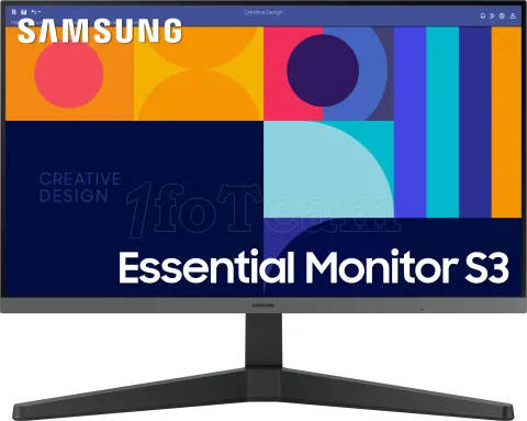 Photo de Ecran 24" Samsung Essential S3 S33GC Full HD 100Hz (Noir)