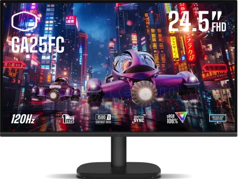 Photo de Ecran 25" Cooler Master GA25FC Full HD 120Hz (Noir)