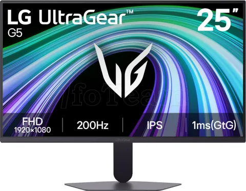 Photo de Ecran 25" LG UltraGear 25G523B-B Full HD 200Hz (Noir)