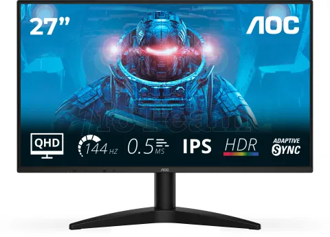 Photo de Ecran 27" AOC Basic B3 Q27B36X Quad HD 144Hz (Noir)