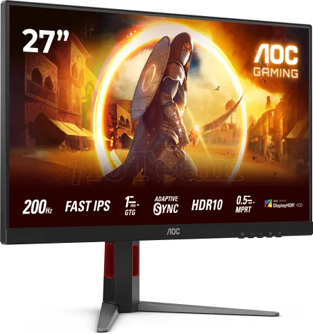 Photo de Ecran 27" AOC Gaming 27G4HX Full HD 180Hz (Noir)