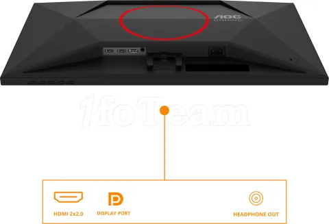 Photo de Ecran 27" AOC Gaming G4 27G4HRE Full HD 200Hz (noir)