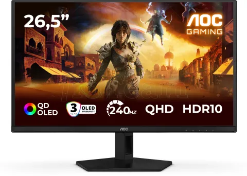 Photo de Ecran 27" AOC Gaming G4 Q27G41ZDF OLED Quad HD 240Hz (Noir)