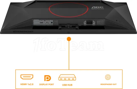 Photo de Ecran 27" AOC Gaming G4 Q27G41ZDF OLED Quad HD 240Hz (Noir)