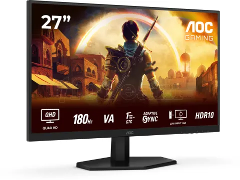 Photo de Ecran 27" AOC Gaming G4 Q27G42XNE Quad HD 180Hz (Noir)