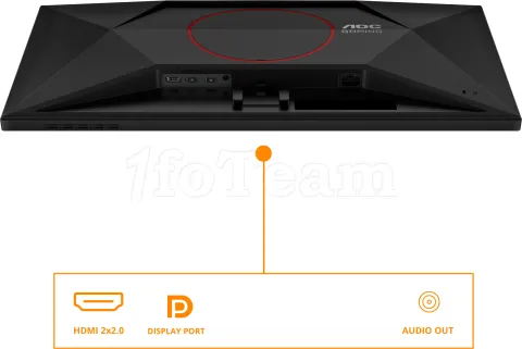 Photo de Ecran 27" AOC Gaming G4 Q27G42XNE Quad HD 180Hz (Noir)