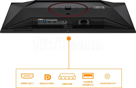 Photo de Ecran 27" AOC Gaming G4 Q27G4SDR OLED Quad HD 360Hz (Noir)