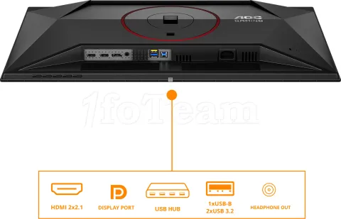 Photo de Ecran 27" AOC Gaming G4 Q27G4ZDR OLED Quad HD 240Hz (Noir)