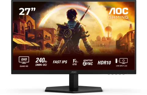 Photo de Ecran 27" AOC Gaming Q27G42ZE Quad HD 240Hz (Noir)