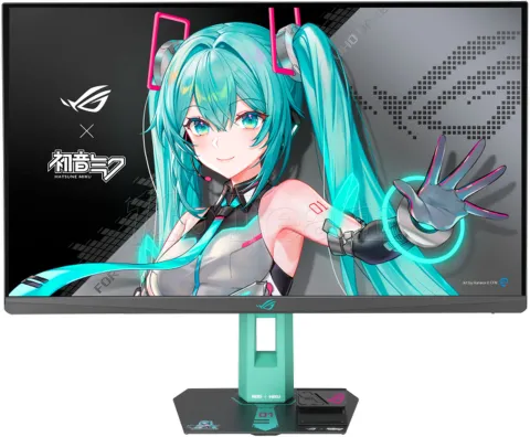Photo de Ecran 27" Asus Rog Strix OLED XG27ACMEG-G Hatsune Miku Quad HD 144Hz (Noir)