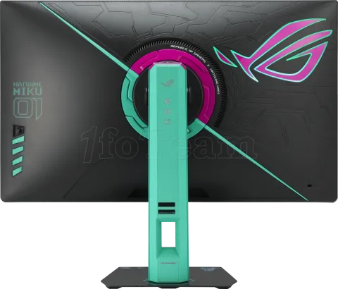 Photo de Ecran 27" Asus Rog Strix OLED XG27ACMEG-G Hatsune Miku Quad HD 144Hz (Noir)
