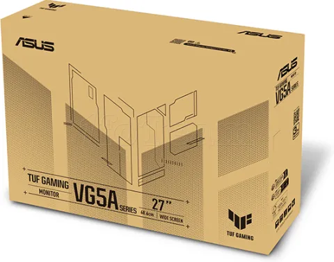 Photo de Ecran 27" Asus Tuf Gaming VG27AQL5A Quad HD 210Hz (Noir)