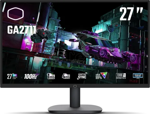 Photo de Ecran 27" Cooler Master GA2711 WQHD 100Hz (Noir)