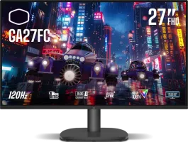 Photo de Ecran 27" Cooler Master GA27FC Full HD 120Hz (Noir)
