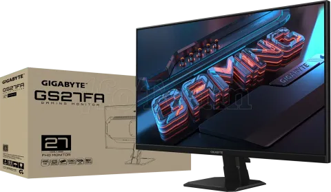 Photo de Ecran 27" Gigabyte GS27FA Full HD 180Hz (Noir)