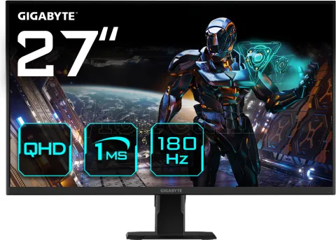 Photo de Ecran 27" Gigabyte GS27QA Quad HD 180Hz (Noir)