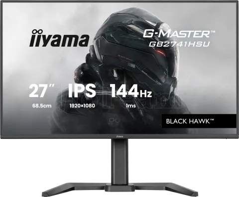 Photo de Ecran 27" Iiyama G-Master Black Hawk GB2741HSU-B1 Full HD 144Hz (Noir)