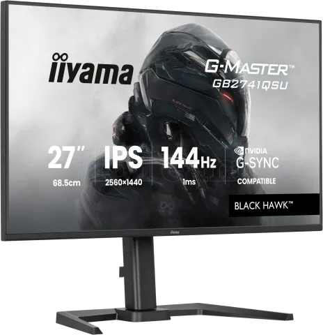 Photo de Ecran 27" Iiyama G-Master Black Hawk GB2741QSU-B1 Quad HD 144Hz (Noir)