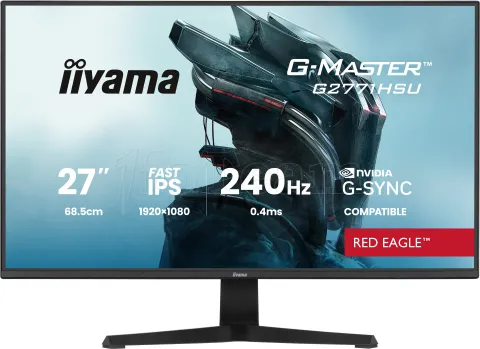 Photo de Ecran 27" Iiyama G-Master Red Eagle G2771HSU-B1 Full HD 240Hz (Noir)