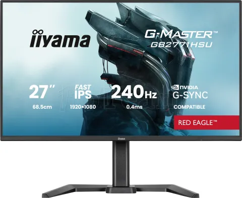Photo de Ecran 27" Iiyama G-Master Red Eagle GB2771HSU-B1 Full HD 240Hz (Noir)