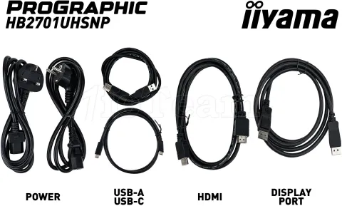 Photo de Ecran 27" Iiyama ProGraphic HB2701UHSNP-B1 4K Ultra HD (Noir)