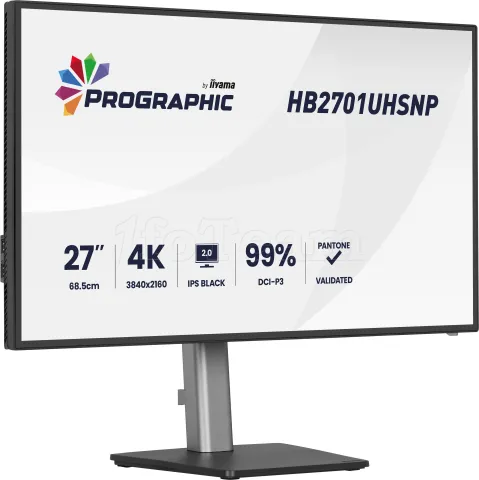 Photo de Ecran 27" Iiyama ProGraphic HB2701UHSNP-B1 4K Ultra HD (Noir)
