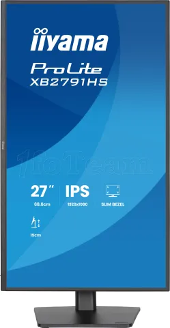 Photo de Ecran 27" Iiyama Prolite XB2791HS-B1 Full HD 120Hz (Noir)