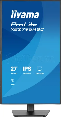 Photo de Ecran 27" Iiyama ProLite XB2796HSC-B1 Full HD 144Hz  (Noir)