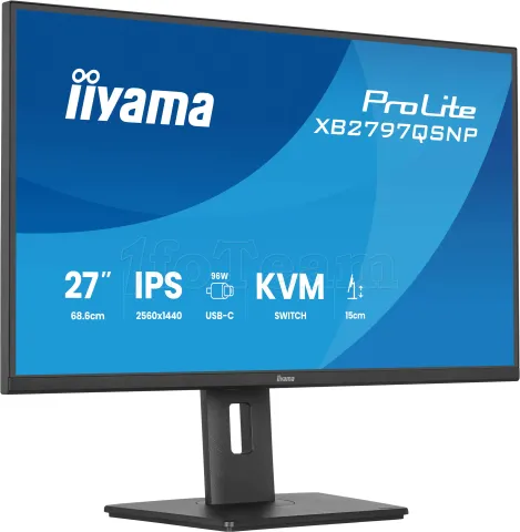Photo de Ecran 27" Iiyama ProLite XB2797QSNP-B1 Quad HD (Noir)