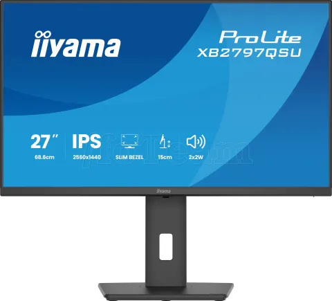 Photo de Ecran 27" Iiyama ProLite  XB2797QSU-B1 Quad HD (Noir)