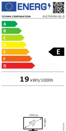 Photo de Ecran 27" Iiyama ProLite XU2792HSU-B1 Full HD (Noir)