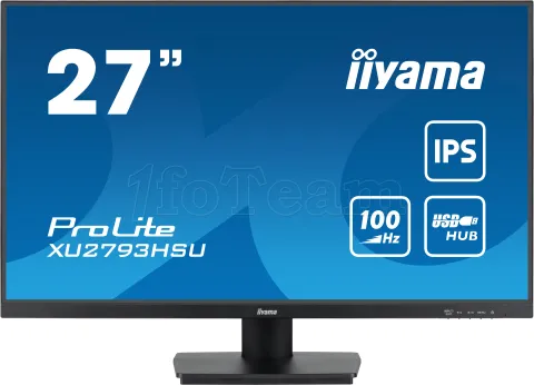 Photo de Ecran 27" Iiyama ProLite XU2793HSU-B6 Full HD (Noir) 100Hz